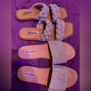Steve Madden bling sandals